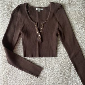 Brown Button Up Shirt